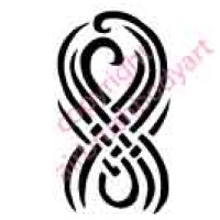 0017 tribal re-usable stencil