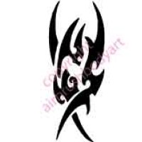 0018 tribal re-usable stencil