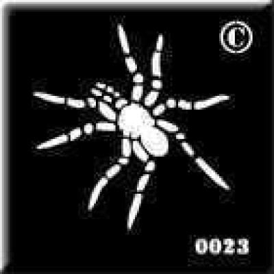 0023 spider re-usable stencil