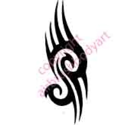0024 tribal re-usable stencil