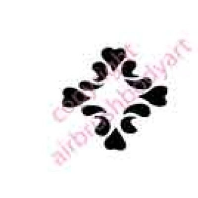 0026 belly button re-usable stencil