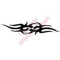 0028 tribal band re-usable stencil
