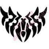 0039 tribal re-usable stencil