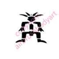 0043 tribal re-usable stencil