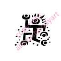 0044 tribal re-usable stencil