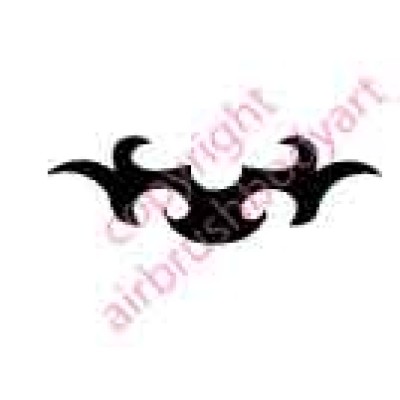 0073 tribal re-usable stencil