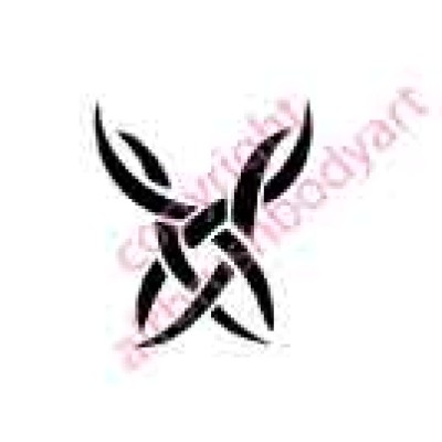 0077 tribal re-usable stencil