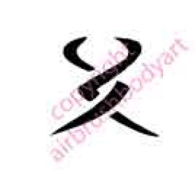 0078 tribal re-usable stencil