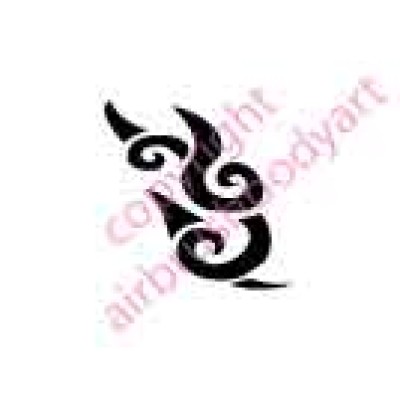 0095 tribal re-usable stencil