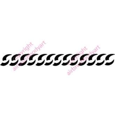 0113 armband re-usable stencil