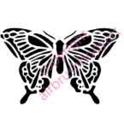 0128 butterfly re-usable stencil