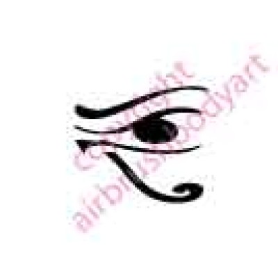 0130 Eye of Ra re-usable stencil