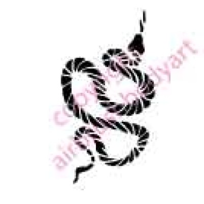 0134 snake re-usable stencil