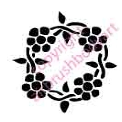 0136 belly button re-usable stencil