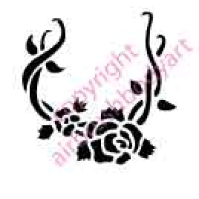 0138 belly button re-usable stencil