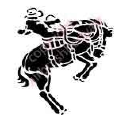 0469 cowboy on horse