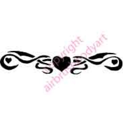 0810 tribal heart band