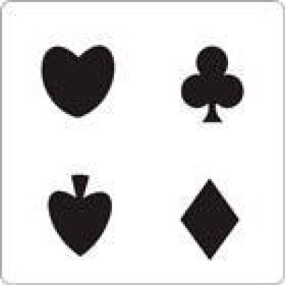 0894 reusable card symbol stencil