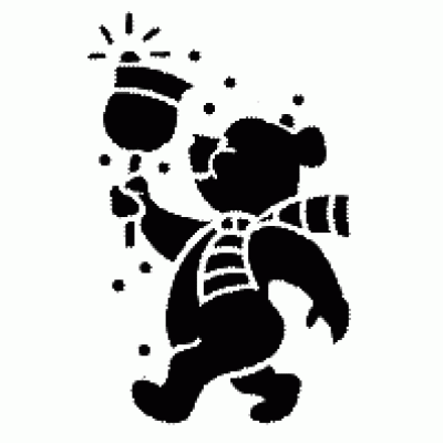 6034 teddy and bell reusable stencil