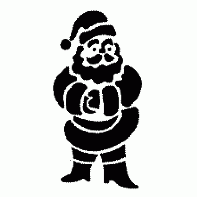 6037 santa reusable stencil