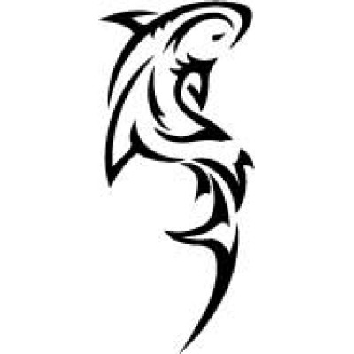 6095 shark stencil