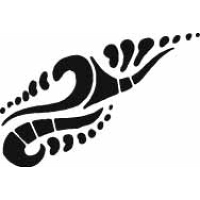 6178  Cheryl Cole reusable tattoo stencil