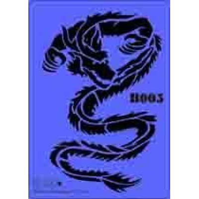 b05 xxl dragon stencil 250mm x 350mm