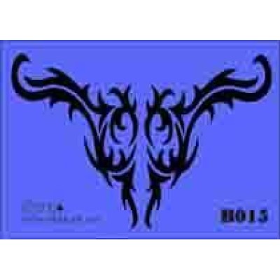 b15 xxl back stencil 250mm x 350mm