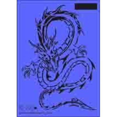 b18 xxl dragon stencil 250mm x 350mm