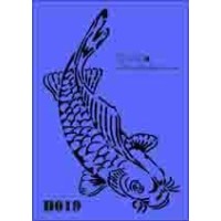 b19 xxl koi carp stencil 250mm x 350mm
