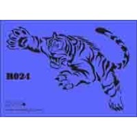 b24 xxl tiger stencil 250mm x 350mm