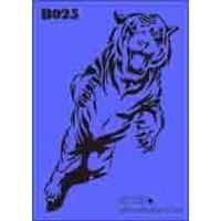 b25 xxl tiger stencil 250mm x 350mm