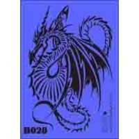b28 xxl dragon stencil 250mm x 350mm