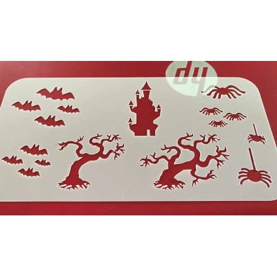 Halloween 5 stencil