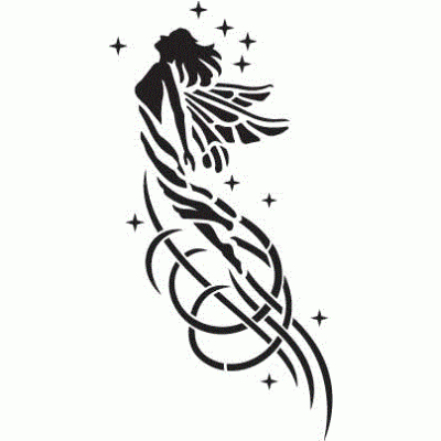 6104 Fairy reusable stencil
