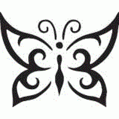 6135 butterfly reusable stencil