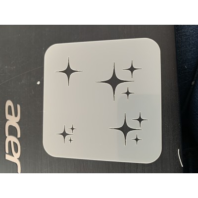 Twinkle / star stencil 
