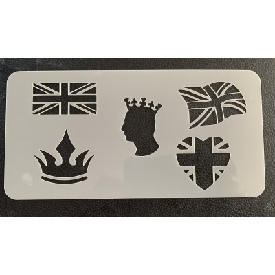 King Charles coronation stencil 