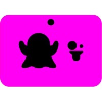 2 part ghost reusable  face painting stencil