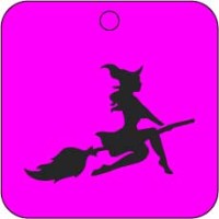 witch on broom