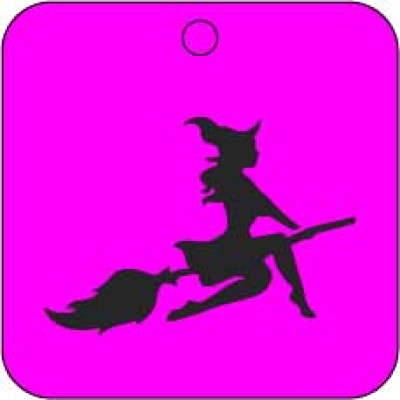 witch on broom