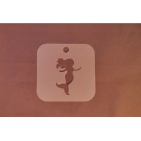 2000 Mermaid Re-Usable Stencil