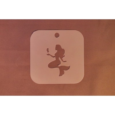 2001 Mermaid Re-Usable Stencil