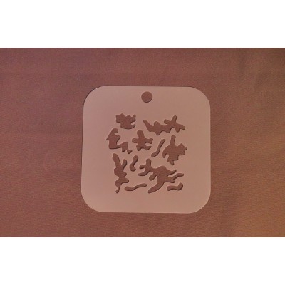 2002 Texture Re-Usable Stencil