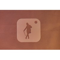 2016 Man With Cane Re-Usable Stencil