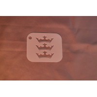 2029 Three Crowns Re-Usable Stencil