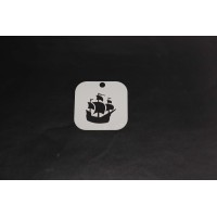 2035 Pirate Ship Re-Usable Stencil