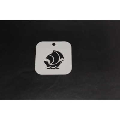 2041 Pirate Ship Re-Usable Stencil