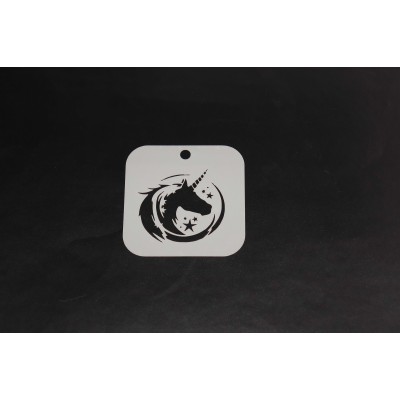 2043 Unicorn Re-Usable Stencil