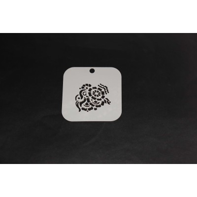2048 Flower Re-Usable Stencil